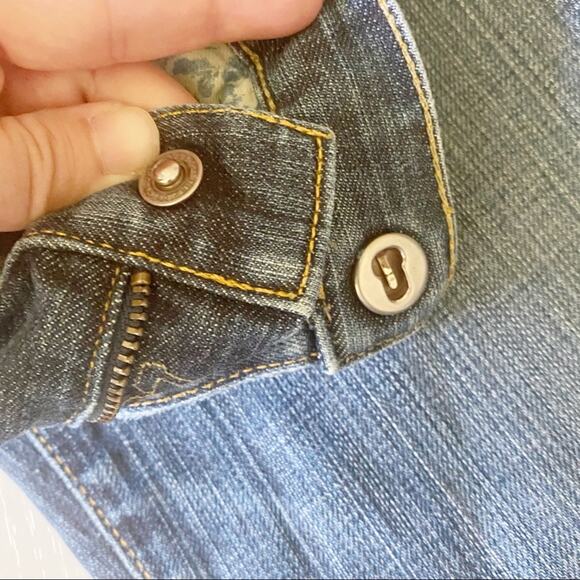 Goldsign Envy Cropped Capri Straight Leg Stretch Denim Jeans, 27 - Picture 8 of 10